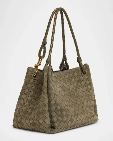 Bottega Veneta Large Parachute Suede Shoulder Bag | Thumbnail 3 Bottega Veneta Large Parachute Suede Shoulder Bag | Thumbnail 3