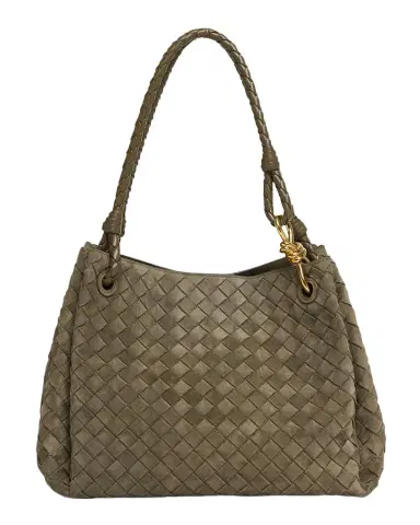 Bottega Veneta Large Parachute Suede Shoulder Bag | Thumbnail 1 Bottega Veneta Large Parachute Suede Shoulder Bag | Thumbnail 1
