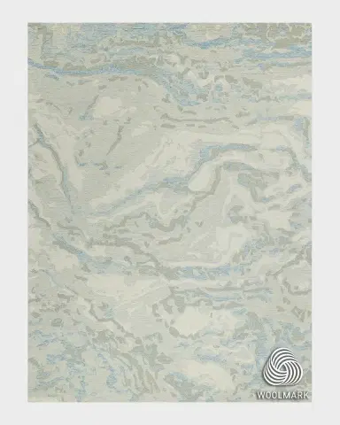 Exquisite Rugs Cortero Hand-Tufted Light Blue & Ivory Rug | Thumbnail 2 Exquisite Rugs Cortero Hand-Tufted Light Blue & Ivory Rug | Thumbnail 2