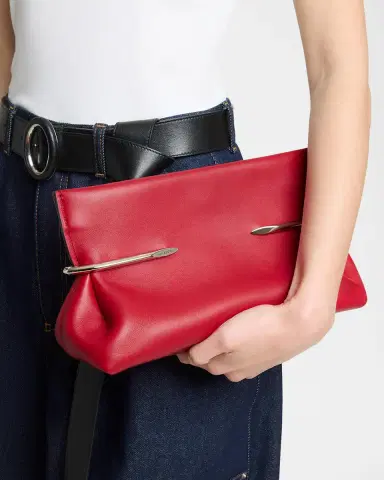 Givenchy Pinch Soft Leather Clutch Bag | Thumbnail 7 Givenchy Pinch Soft Leather Clutch Bag | Thumbnail 7