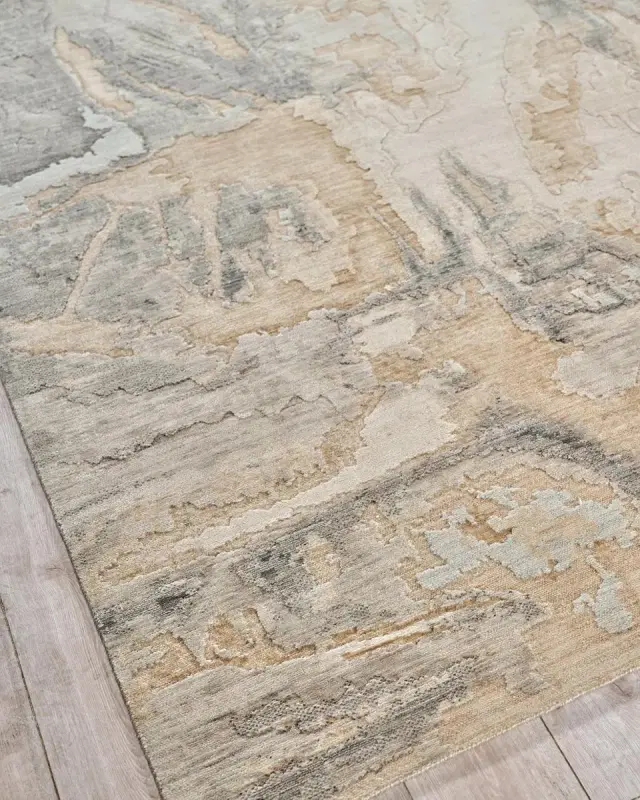 Exquisite Rugs Infinity Power-Loomed Grey/Silver Rug