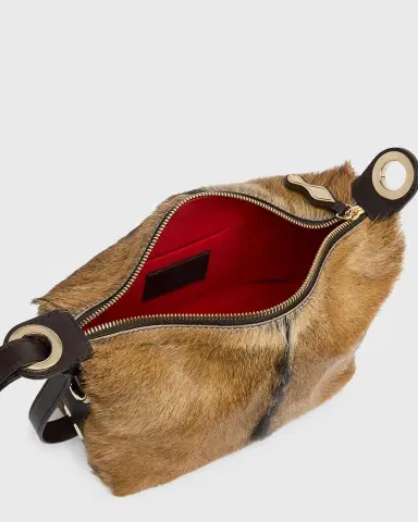 Christian Louboutin Flo Calf Hair Pouch Bag | Thumbnail 3