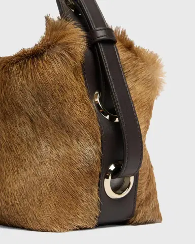 Christian Louboutin Flo Calf Hair Pouch Bag | Thumbnail 4
