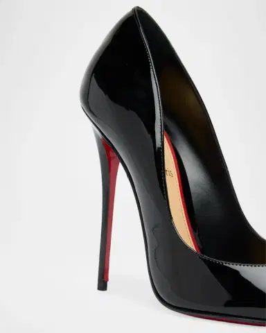 Christian Louboutin 120mm La Pigalle Patent Leather Pumps | Thumbnail 3