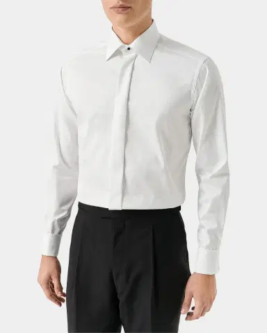 Eton Geometric Brocade Formal Contemporary-Fit Shirt | Thumbnail 3 Eton Geometric Brocade Formal Contemporary-Fit Shirt | Thumbnail 3