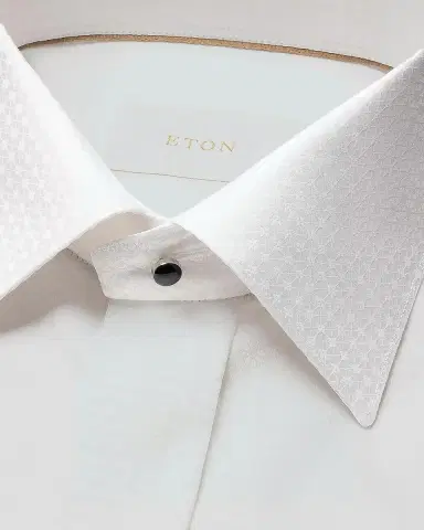 Eton Geometric Brocade Formal Contemporary-Fit Shirt | Thumbnail 8 Eton Geometric Brocade Formal Contemporary-Fit Shirt | Thumbnail 8