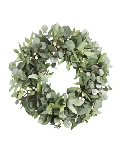 Winward Home Faux Eucalyptus 24" Wreath | Thumbnail 2