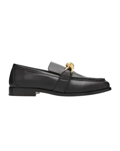 Bottega Veneta Astaire Metal-Knot Leather Loafers | Thumbnail 1 Bottega Veneta Astaire Metal-Knot Leather Loafers | Thumbnail 1
