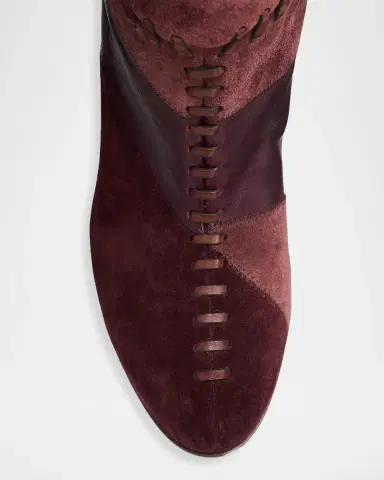 Zimmermann Alchemy 75MM Patchwork Leather Knee-High Boots | Thumbnail 3 Zimmermann Alchemy 75MM Patchwork Leather Knee-High Boots | Thumbnail 3
