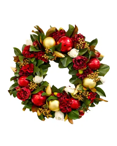 Winward Home Magnolia Deluxe Display 30" Christmas Wreath | Thumbnail 2