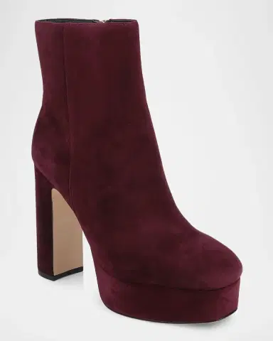 L'Agence Soho Suede Platform Ankle Boots | Thumbnail 2 L'Agence Soho Suede Platform Ankle Boots | Thumbnail 2