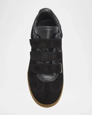 Isabel Marant Beth Mixed Leather Triple-Grip Sneakers | Thumbnail 4