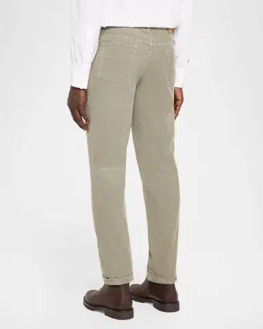 Brunello Cucinelli Men's Micro-Corduroy Straight Leg Five-Pocket Pants | Thumbnail 3