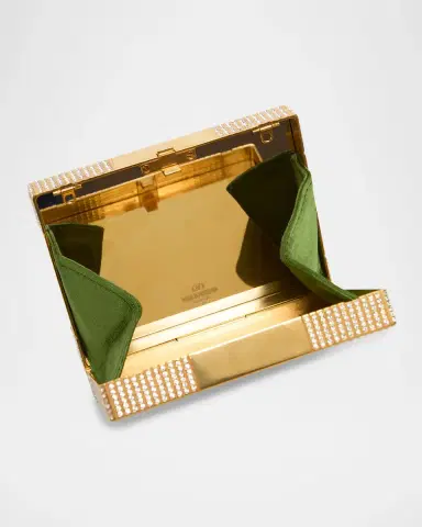 Valentino Garavani Minaumorphe 2-in-1 Crystal Satin Minaudière | Thumbnail 4