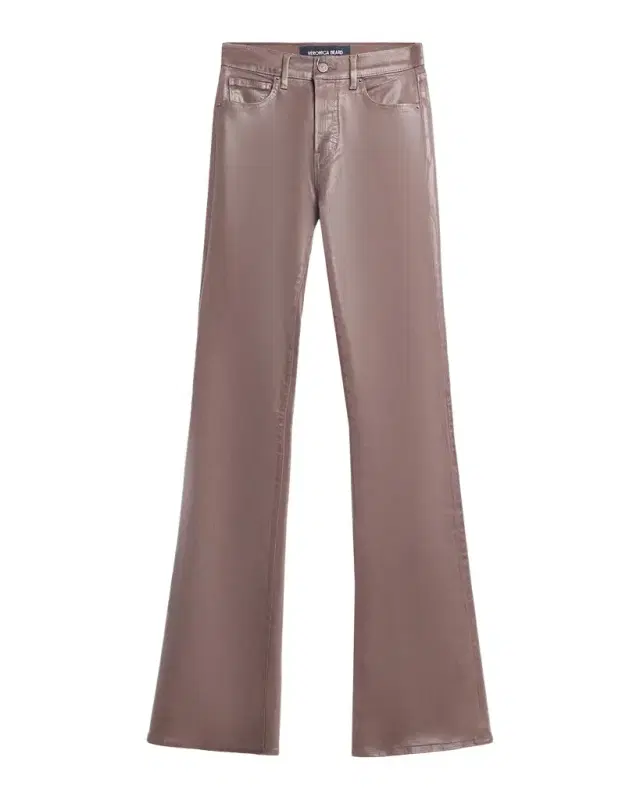 Veronica Beard Beverly Vegan Leather Flare Pants