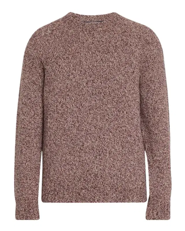 Brunello Cucinelli Men's Wool, Silk and Cashmere Donegal Crewneck Sweater