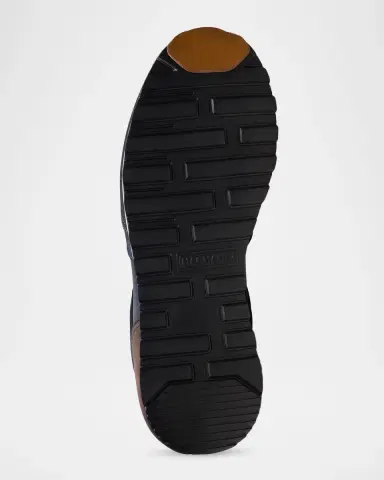 Magnanni Men's Arco Leather Runner Sneakers | Thumbnail 4 Magnanni Men's Arco Leather Runner Sneakers | Thumbnail 4