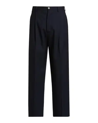 Marni Men's Tropical Wool Cropped Pleated Pants | Thumbnail 1 Marni Men's Tropical Wool Cropped Pleated Pants | Thumbnail 1