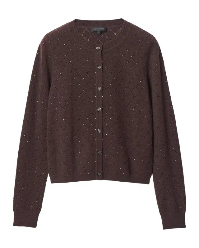 rag & bone Archie Jewel Cashmere-Blend Cardigan