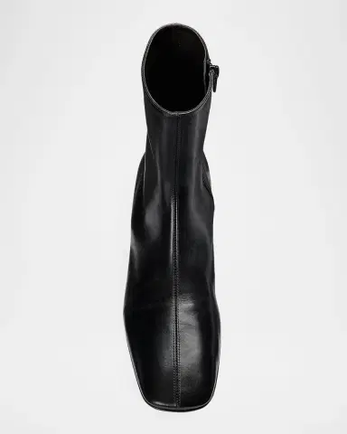 The Row Cindy Leather Ankle Boots | Thumbnail 2 The Row Cindy Leather Ankle Boots | Thumbnail 2