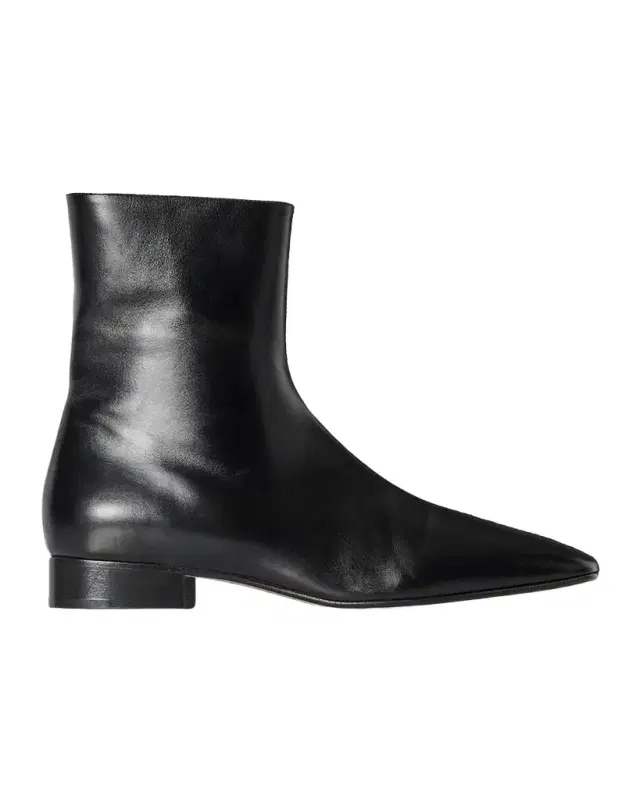 The Row Cindy Leather Ankle Boots