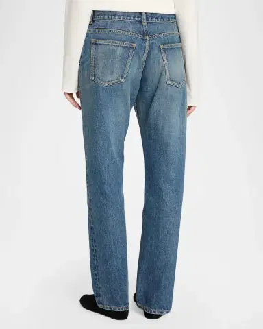 The Row Dinni Low-Rise Straight-Leg Jeans | Thumbnail 3 The Row Dinni Low-Rise Straight-Leg Jeans | Thumbnail 3