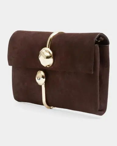 Simkhai Amaya Suede Clutch | Thumbnail 3