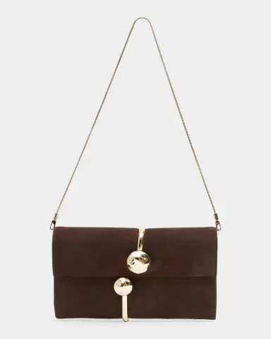 Simkhai Amaya Suede Clutch | Thumbnail 4