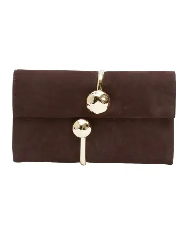 Simkhai Amaya Suede Clutch | Thumbnail 1