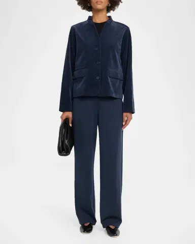 Eileen Fisher Button-Front Corduroy Jacket | Thumbnail 2 Eileen Fisher Button-Front Corduroy Jacket | Thumbnail 2