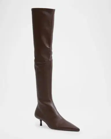 Simkhai 35mm Joni Stretch Leather Over-The-Knee Boots | Thumbnail 2 Simkhai 35mm Joni Stretch Leather Over-The-Knee Boots | Thumbnail 2