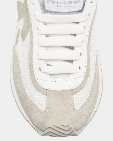 Dolce & Gabbana Mixed-Material DG Cushion Sneakers | Thumbnail 4 Dolce & Gabbana Mixed-Material DG Cushion Sneakers | Thumbnail 4