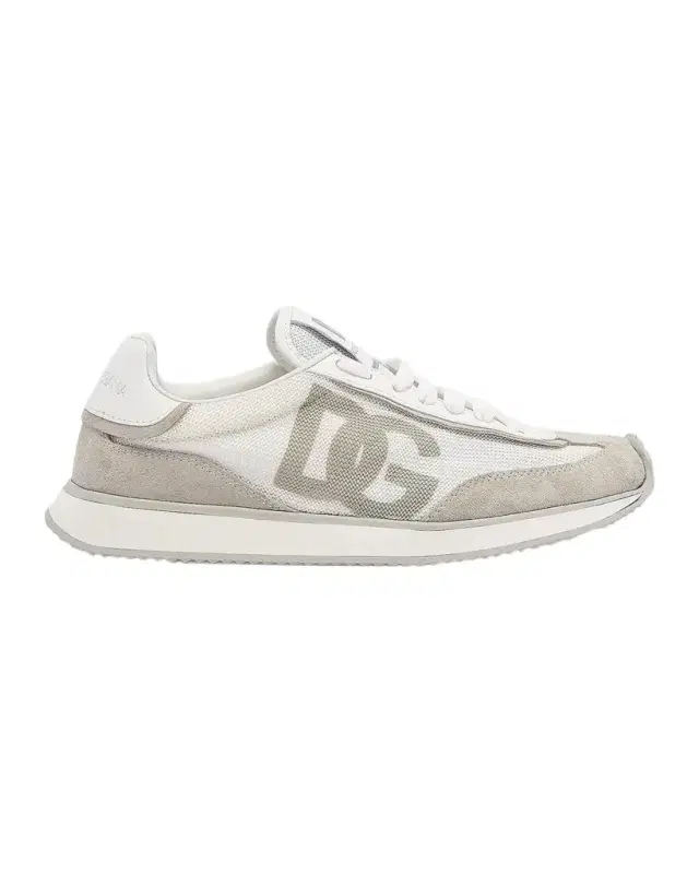 Dolce & Gabbana Mixed-Material DG Cushion Sneakers