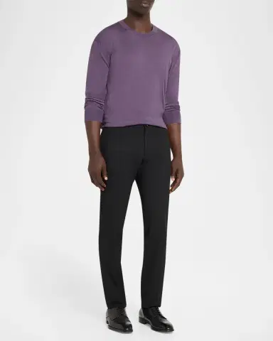 Brioni Men's Cashmere-Silk Crewneck Sweater | Thumbnail 2 Brioni Men's Cashmere-Silk Crewneck Sweater | Thumbnail 2