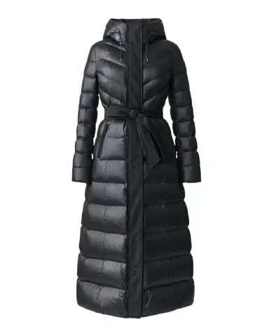 Mackage Calina-RZ Chevron and Box-Quilt Long Down Coat | Thumbnail 1 Mackage Calina-RZ Chevron and Box-Quilt Long Down Coat | Thumbnail 1