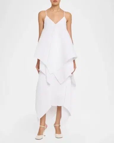 JW Anderson Pleated Layered Handkerchief Tank Top | Thumbnail 2 JW Anderson Pleated Layered Handkerchief Tank Top | Thumbnail 2