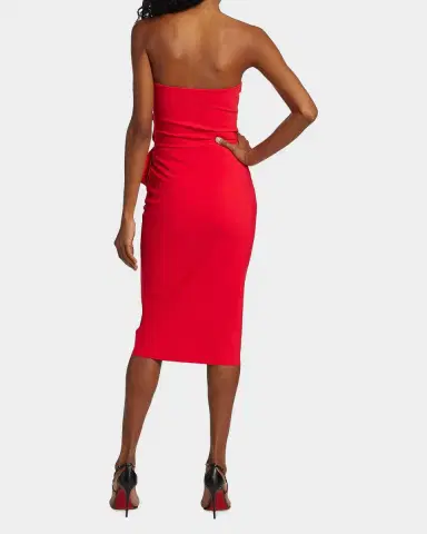 Chiara Boni La Petite Robe Hebe Strapless Embellished Jersey Dress | Thumbnail 3 Chiara Boni La Petite Robe Hebe Strapless Embellished Jersey Dress | Thumbnail 3
