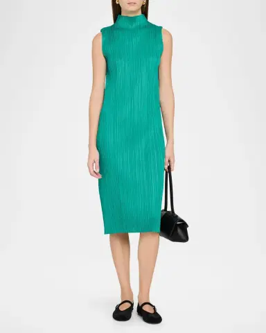 Issey Miyake Ribbed Midi Dress | Thumbnail 2