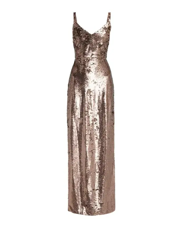 Karma Sequined Sleeveless Maxi Dress