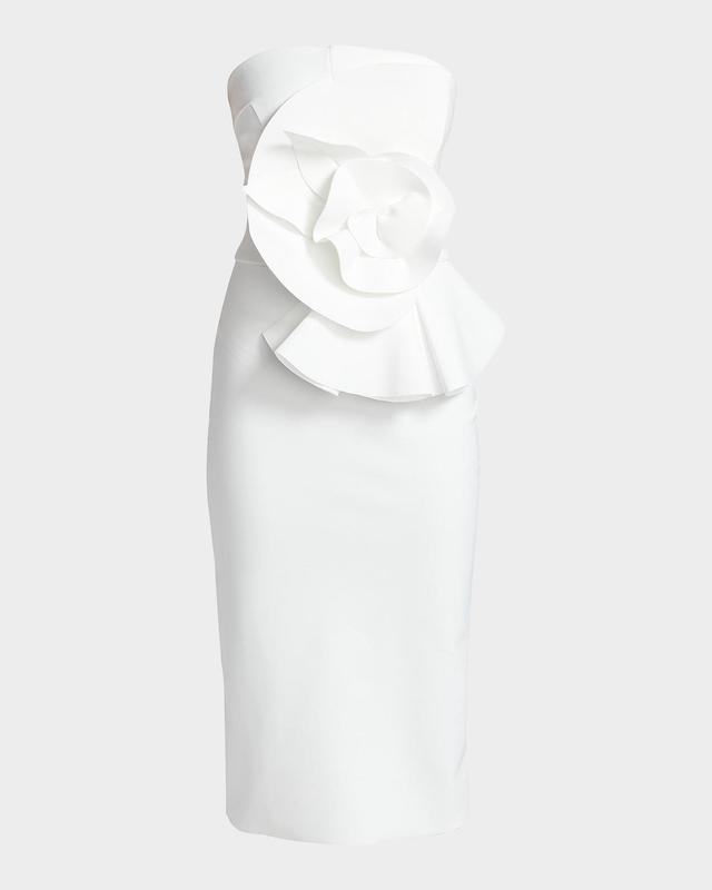 Chiara Boni La Petite Robe Hebe Strapless Embellished Jersey Dress