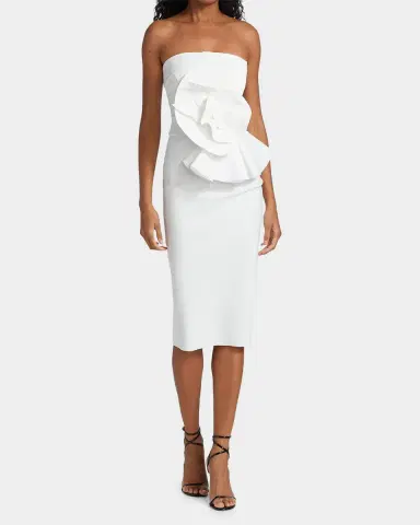 Chiara Boni La Petite Robe Hebe Strapless Embellished Jersey Dress | Thumbnail 2 Chiara Boni La Petite Robe Hebe Strapless Embellished Jersey Dress | Thumbnail 2