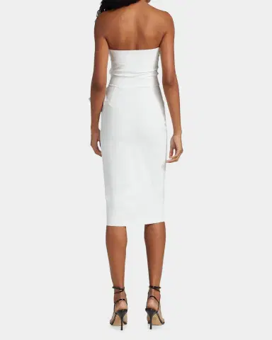 Chiara Boni La Petite Robe Hebe Strapless Embellished Jersey Dress | Thumbnail 3 Chiara Boni La Petite Robe Hebe Strapless Embellished Jersey Dress | Thumbnail 3
