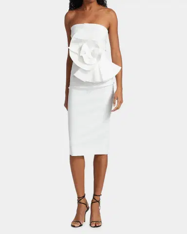 Chiara Boni La Petite Robe Hebe Strapless Embellished Jersey Dress | Thumbnail 4 Chiara Boni La Petite Robe Hebe Strapless Embellished Jersey Dress | Thumbnail 4