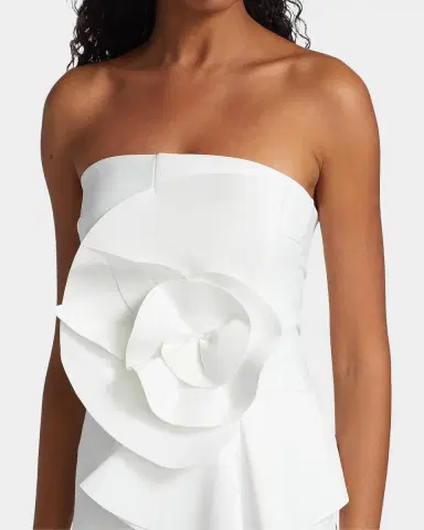 Chiara Boni La Petite Robe Hebe Strapless Embellished Jersey Dress | Thumbnail 5 Chiara Boni La Petite Robe Hebe Strapless Embellished Jersey Dress | Thumbnail 5