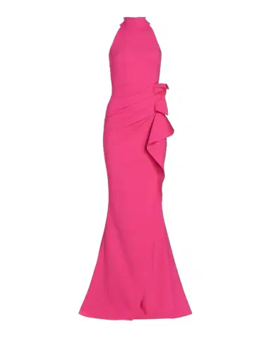 Chiara Boni La Petite Robe Gudrum Halter Ruffle Gown | Thumbnail 1 Chiara Boni La Petite Robe Gudrum Halter Ruffle Gown | Thumbnail 1