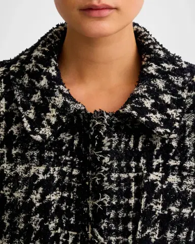 SMYTHE Houndstooth Tweed Mini Jacket | Thumbnail 4 SMYTHE Houndstooth Tweed Mini Jacket | Thumbnail 4