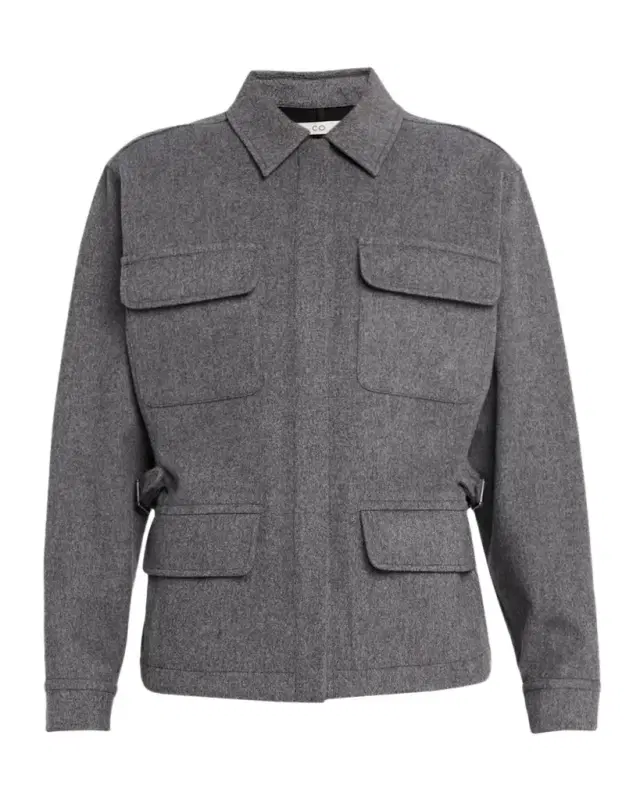 Co Workwear Wool-Cashmere Shirt Jacket