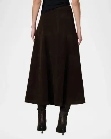 Joe's Jeans The Tavi Vegan Suede Midi-Skirt | Thumbnail 3 Joe's Jeans The Tavi Vegan Suede Midi-Skirt | Thumbnail 3