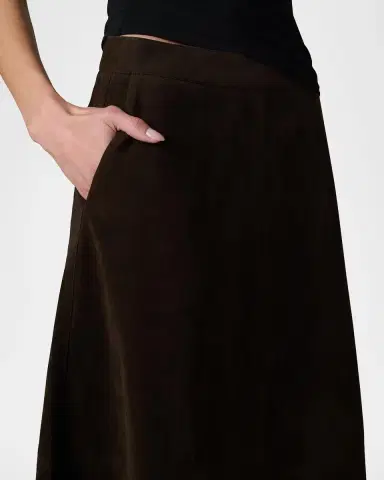 Joe's Jeans The Tavi Vegan Suede Midi-Skirt | Thumbnail 5 Joe's Jeans The Tavi Vegan Suede Midi-Skirt | Thumbnail 5