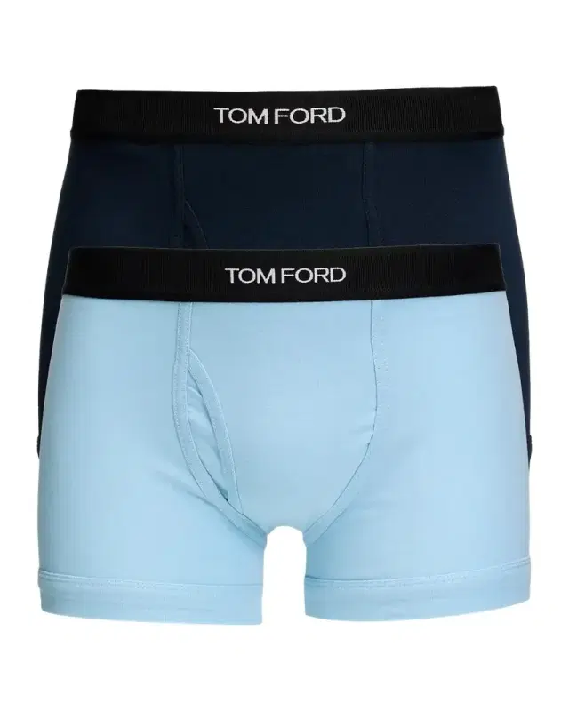 Tom Ford Men's 2-Pack Solid Jersey Boxer Briefs